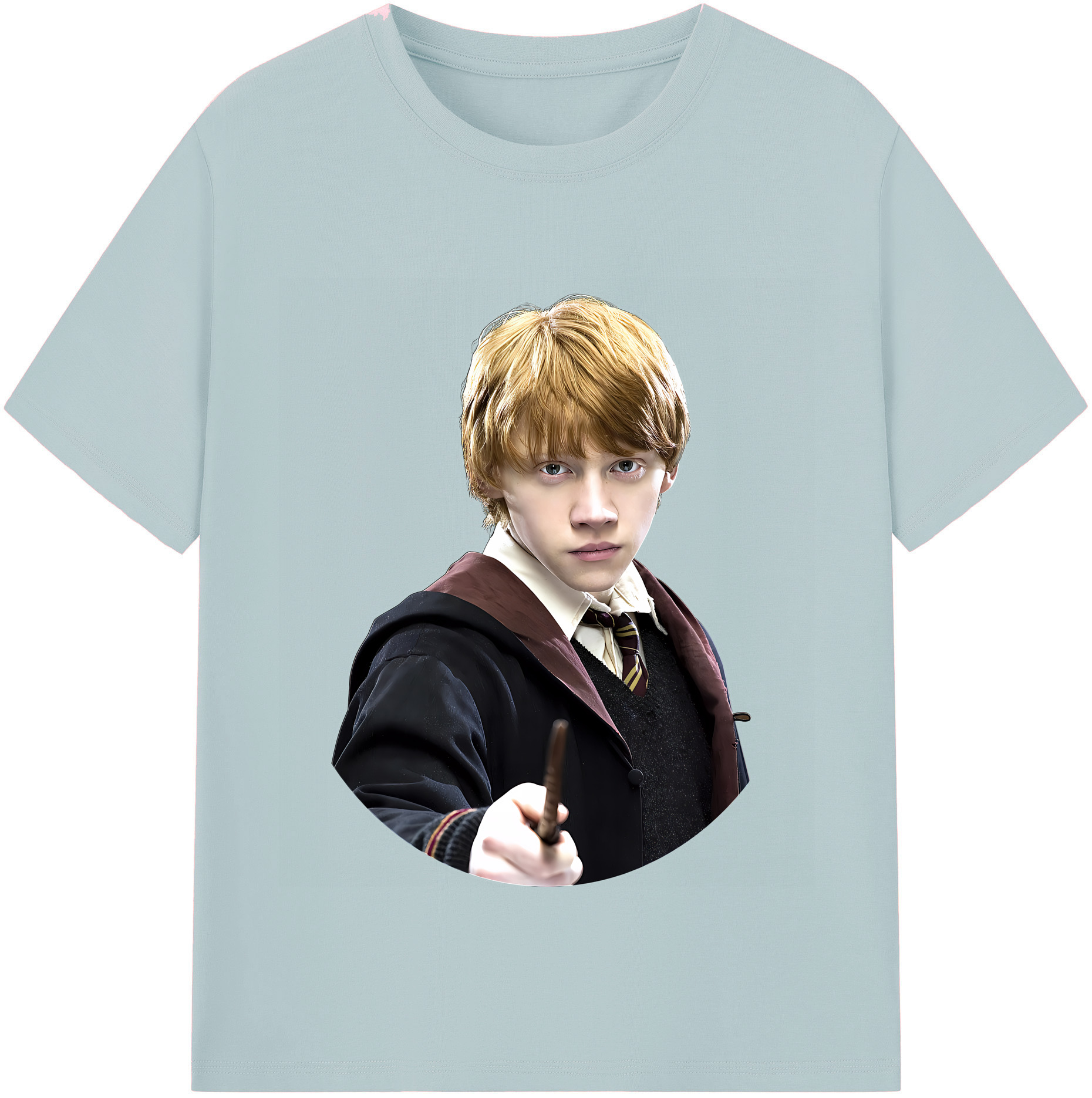 （画像用） Harry Potter ハリー・ポッターシリーズ 綿100％半袖Tシャツ（フロントプリント）